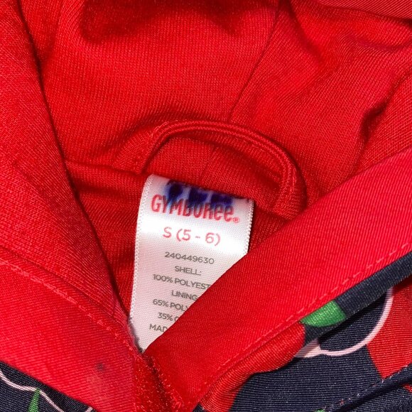 Gymboree Vintage Apple Print Raincoat (Sz 5/6) & Boots (Sz 12) Set - Picture 7 of 8